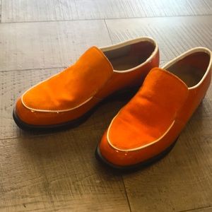 Orange Hush Puppies👞